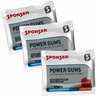 Жевательные конфеты Power Gums с кофеином, фруктовый микс, 3 шт