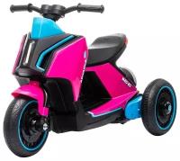 Детский электромобиль скутер трицикл BMW Concept Link Style 6V 2WD - HL700-3-PINK