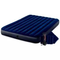 Надувной матрас Intex Classic Downy Airbed (64765) синий