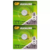 Батарейка LR66 (AG4, 377, 626) 1.5V GP Blister, упаковка 2 шт