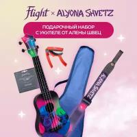 FLIGHT TUS ALYONA SHVETZ TOXIC PACK4-подарочный набор с укулеле сопрано