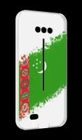 Чехол MyPads флаг герб Туркменистан-1 для Doogee S41 / S41 Pro задняя-панель-накладка-бампер