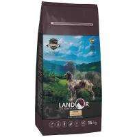 Landor Adult Dog сухой корм для взрослых собак всех пород Ягненок и рис, 15 кг