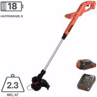 Триммер аккумуляторный Black Decker ST182320, 18 В АКБ и ЗУ в комплекте