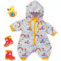Zapf Creation Комплект одежды для кукол Baby Born Осенний комбинезон с сапогами Делюкс 826935