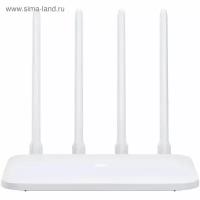 Wi-Fi роутер беспроводной Mi WiFi Router 4C (4C), 10/100 Мбит, белый