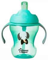 Tommee Tippee Поильник с трубочкой Straw Cup +9m 230 мл зеленый