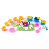 Игровой набор детской посуды Пластмастер 21057 Позови гостей
