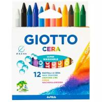 Карандаши цветные восковые 12цв. GIOTTO CERA