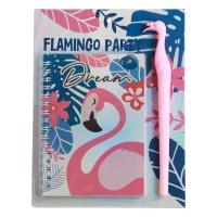 Ежедневник голография и ручка "FLAMINGO PARTY", 40 листов 4564190