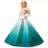 Праздничная кукла Barbie в зеленом платье, 30 см, DGX98