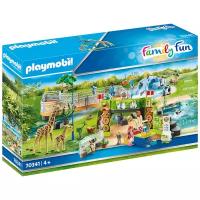 Набор с элементами конструктора Playmobil Family Fun 70341 Большой городской зоопарк, 66 дет