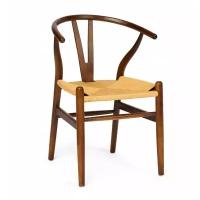 Стул TetChair WISHBONE (mod.CB2212), дерево вяз, 57х50.5х79.5, Темный Орех