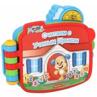 Интерактивная развивающая игрушка Fisher-Price Книжка Считаем с ученым щенком (CJW66)