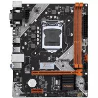 Материнская плата LGA 1155 HUANANZHI B75 (для i3, i5, i7), 2xDDR3, NVME M.2, mATX, новая