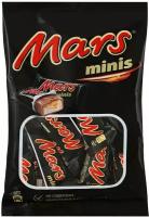 Шоколадные конфеты Mars Minis, нуга, карамель, 182 г х 4 шт