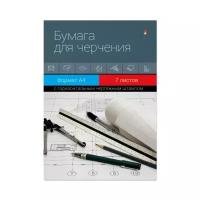 Папка для черчения Альт с горизонтальным штампом 29.7 х 21 см (A4), 140 г/м², 7 л. A4 29.7 см 21 см 160 г/м²