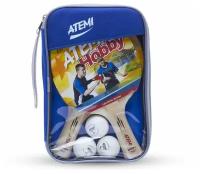 Набор для настольного тенниса ATEMI Hobby SM (2 ракетки+чехол+3 мяча)