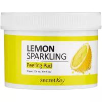 Secret Key пилинг-диски для лица Lemon sparkling peeling pad 70 шт