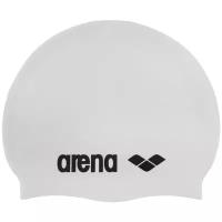 Шапочка для плавания ARENA Classic Silicone (белый (91662/15))