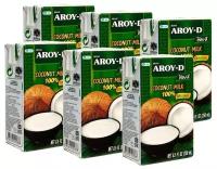 Молоко кокосовое AROY-D, 6 упаковок Tetra Pak по 250 мл