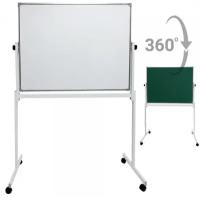 Доска поворотная комбинированная boardSYS 75х100, маркерная/меловая, белая/зеленая детская BOARDSYS EcoLite