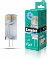 Camelion LED3-G4-JC-NF/845/G4 Эл. лампа светодиодная 3Вт 12В AC/DC 13701