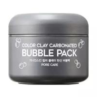 Маска для лица глиняная пузырьковая Color Clay Carbonated Bubble Pack, 100мл, G9SKIN, 8809211654284