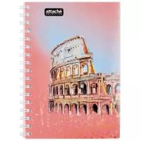 Attache SELECTION Бизнес-тетрадь Travel Italy 1061709, клетка, отсутствует, 80 л., 1 шт., розовый