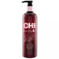 Chi Rose Hip Oil Protecting Shampoo - Чи Роуз Хип Ойл Протектинг Шампунь для поддержания цвета "Масло дикой розы", 340 мл -