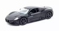 Машина металлическая RMZ City серия 1:32 Maserati MC 2020,инерционный механизм, двери открываются, черный матовый цвет. 554982M