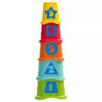 Развивающая игрушка Chicco Smart2Play Stacking Cups 2 в 1, разноцветный
