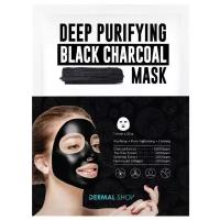 DERMAL Shop Deep Purifying Black Charcoal Mask Глубоко очищающая маска с древесным углем