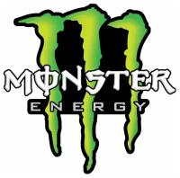 Наклейка Monster energy 15х13 см