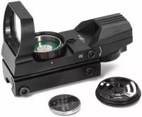 Коллиматорный голографический прицел для охоты и спорта OpticView Bestsight 1х22х33 RG Weaver