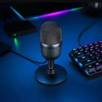 Микрофон проводной Razer Seiren Mini, комплектация: микрофонный капсюль, разъем: USB, черный