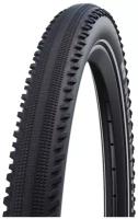 Покрышка велосипедная SCHWALBE HURRICANE 27,5x2,40 (62-584), 67EPI, полуслик протектор, антипрокол., светоотр