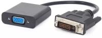 Аксессуар Gembird Cablexpert DVI-D - VGA 25M/15F Digital 0.2m Black A-DVID-VGAF-01