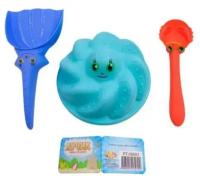 Набор игрушек для песочницы ABtoys Лучик, 3 предмета