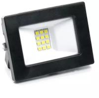 Прожектор светодиодный 2835SMD, 10W 4000K AC220V/50Hz IP65, черный в компактном корпусе, SFL90-10 арт. 55074