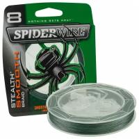 Spider, Шнур Spiderwire Stealth Smooth 8 Braid, 150м, Темнозеленый, 0.07мм, 6.0кг