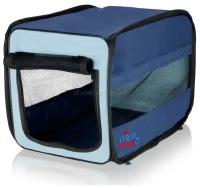 Сумка-переноска для собак и кошек Trixie Twister Mobile Kennel M, размер 45х45х64см, синий