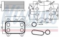 Nissens Радиатор масляный арт. 90681