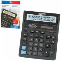 Калькулятор настольный CITIZEN SDC-888TII (203х158 мм), 12 разрядов, двойное питание - 1 шт