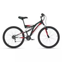 Велосипед Black One Phantom FS 27 черный/красный/белый 18" HD00000365