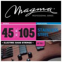 Струны для бас-гитары Magma Strings BE170S, Серия: Stainless Steel, Калибр: 45-65-85-105, Обмотка: круглая, нержавеющая сталь, Натяжение: Medium