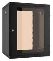 Шкаф коммутационный C3 Solutions WALLBOX (NT589168) настенный 18U 600x350мм пер. дв. стекл направл. под закл. гайки 360кг черный 300мм 23кг 880мм IP20 сталь