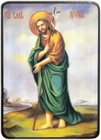 Икона Иоанн Предтеча, Креститель в пустыне, размер 6 х 9 см