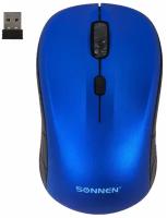 Беспроводная мышь SONNEN V-111, синий