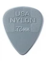 Медиаторы Dunlop 44P.73 Nylon Standard 0,73 мм набор из 12 шт